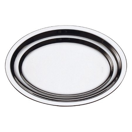 TRAVESSA RASA DE AÇO INOX VENEZA 25X19CM