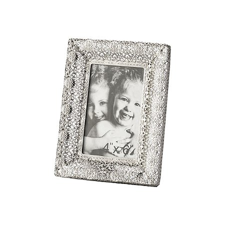 PORTA RETRATO DE FERRO FUNDIDO ESMALTADO E NIQUELADO 10X15CM
