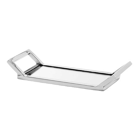 BANDEJA MIRROR AÇO INOX C/ ESPELHO 27,5X10,5CM