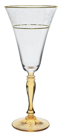 JOGO 6 TCS CRISTAL ECOL 300ML AGUA VICTORIA REAL PE AMBAR