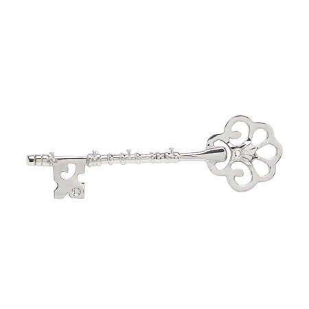SUPORTE EM FORMA DE CHAVE C/ 4 PINOS 27CM DE LATAO