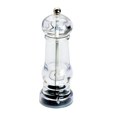 MOEDOR DE SAL / PIMENTA DE ACRÍLICO 17CM ALTURA X 6CM