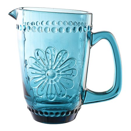 JARRA WOODSTOCK EM VIDRO 1,6L COR AZUL