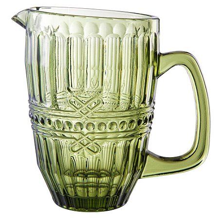 JARRA FRATELLO EM VIDRO 1,6L COR VERDE