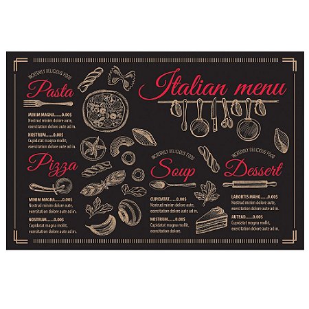 TABUA RETANGULAR ITALIAN EM VIDRO L40XP30CM