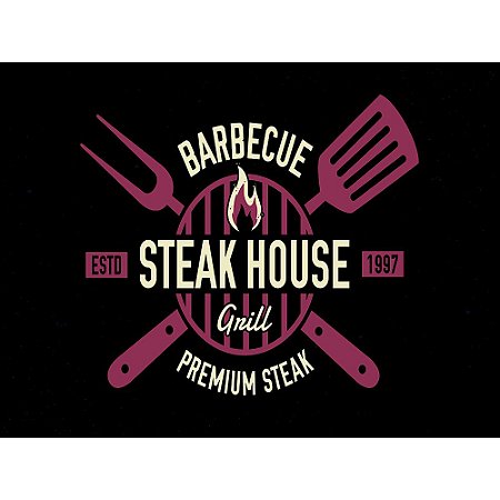 TABUA RETANGULAR STEAK HOUSE EM VIDRO L40XP30CM