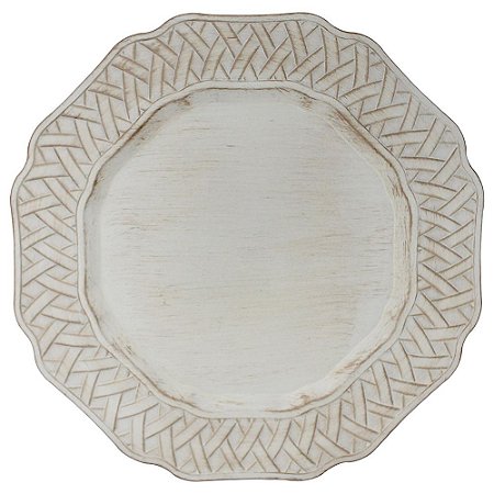 SOUSPLAT VIME EM PLASTICO D32CM COR BRANCO