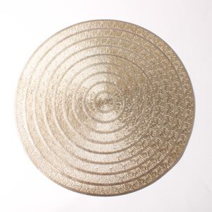 LUGAR AMERICANO DE PLÁSTICO ESPIRAL DOURADO 38cm