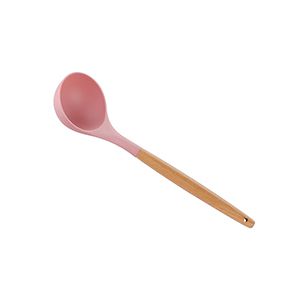 CONCHA DE SILICONE C/CABO DE BAMBU CHARMY ROSA 31cm