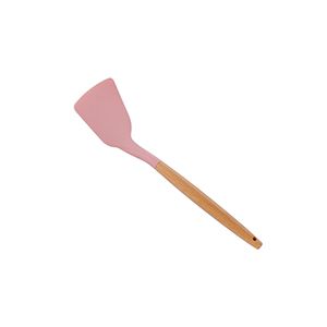 ESPÁTULA DE SILICONE C/CABO DE BAMBU CHARMY ROSA 32cm