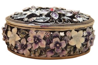 PORTA JOIAS EM ZAMAC 6.5X4.7X2.5CM
