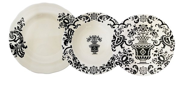 AP JANTAR PORC 18PCS SEVILLA BLACK