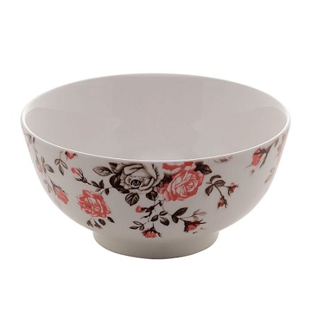 BOWL DE PORCELANA PINK GARDEN 15x7,5cm