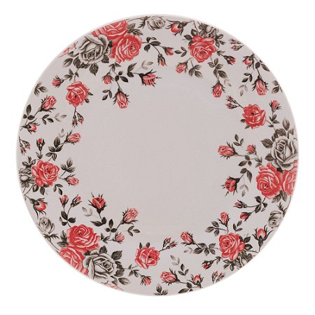 PRATO RASO DE PORCELANA PINK GARDEN 26cm