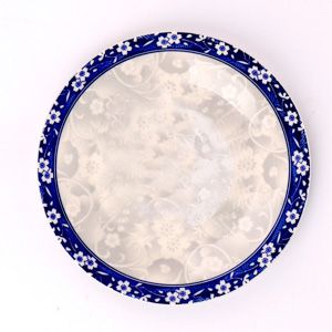 PRATO RASO DE PORCELANA BLUE GARDEN 26cm