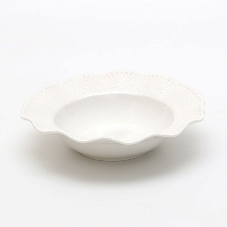 CJ 6 PRATOS FUNDOS DE PORCELANA PRINCESS 21cm