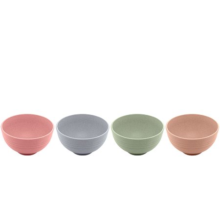 BOWL DE BAMBU ECOLÓGICO SORTIDO LINES 15x7,5cm
