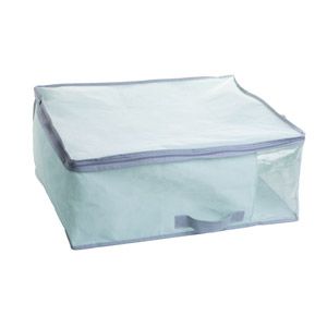 ORGANIZADOR COM ZIPER PARA POR EMBAIXO DA CAMA 50x40X20cm