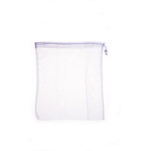 SACO P/LAVAR ROUPA DELICADA C/CORDÃO DE POLIÉSTER 30x35cm
