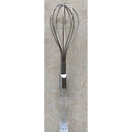 BATEDOR OVOS AÇO INOX C/CABO PLÁSTICO BAMBU 24cm