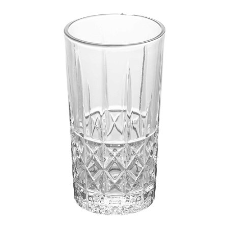 CJ 3 COPOS DE CRISTAL DE CHUMBO DIAMANTE 275ml