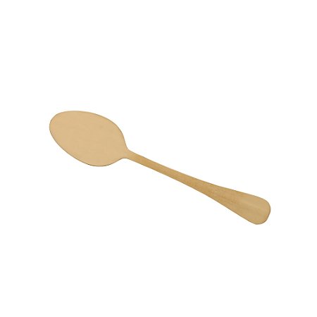 CJ 6 COLHERES P/CAFÉ DE AÇO INOX POSITANO DOURADO 12cm