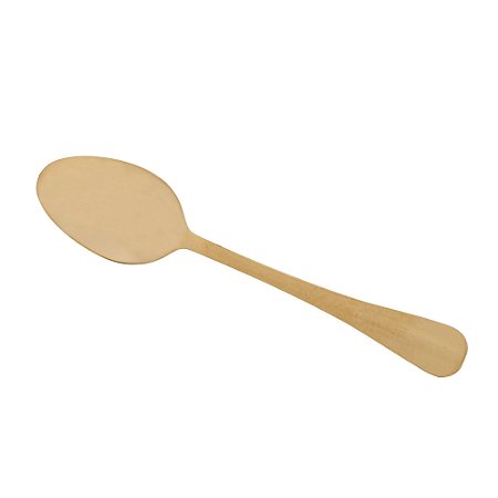 CJ 6 COLHERES P/SOBREMESA DE AÇO INOX POSITANO DOURADO 18cm