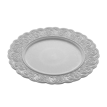 SOUSPLAT DE PLÁSTICO MERIDA BRANCO 33cm