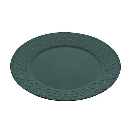SOUSPLAT DE PLÁSTICO WAVES VERDE 33cm