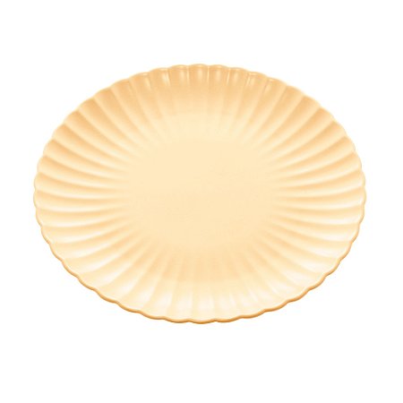 PRATO PORCELANA NÓRDICA AMARELO MATT 26x3cm