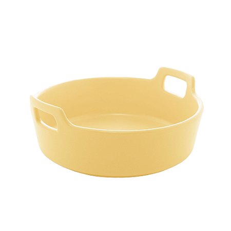 TRAVESSA PORCELANA NÓRDICA AMARELO MATT 22x9cm