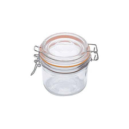 POTE HERMÉTICO DE VIDRO BOROSSILICATO MALIBU LARANJA 200ml