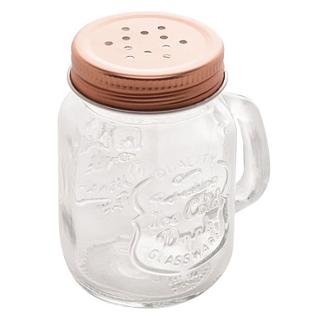 POTE DE VIDRO BOROSSILICATO ROSÉ GOLD 130ml