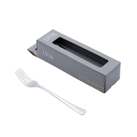 12 GARFOS P/SOBREMESA AÇO INOX BISTRO DE C/CAIXA DE PRESENTE