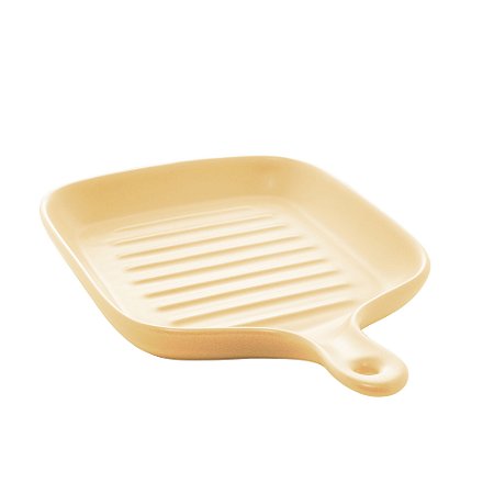TRAVESSA PORCELANA NÓRDICA AMARELO MATT 24x18x4cm