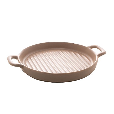 TRAVESSA PORCELANA NÓRDICA CINZA MATT 23cm