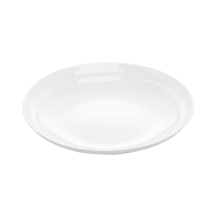 PRATO FUNDO VIDRO SODO-CÁLCICO TEMPERADO ALEXIE BRANCO 20cm
