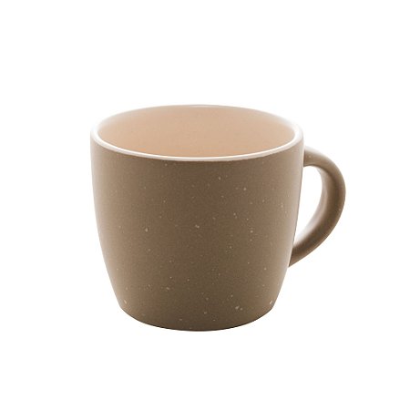 CJ 4 CANECAS CERÂMICA GRANILITE CINZA 115ml