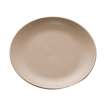 CJ 2 PRATOS SOBREMESA CERÂMICA GRANILITE CINZA 19cm