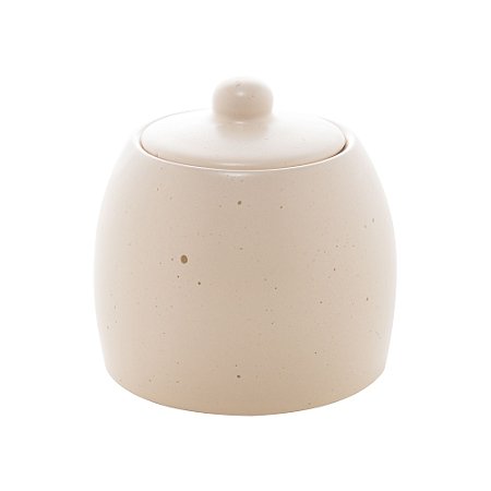 AÇUCAREIRO CERÂMICA GRANILITE MARFIM 350ml