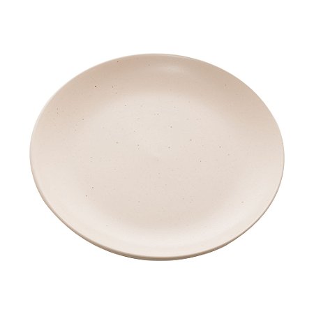 CJ 2 PRATOS SOBREMESA CERÂMICA GRANILITE MARFIM 19cm