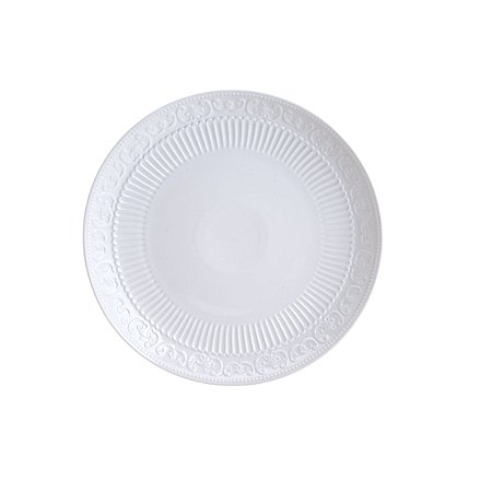 TRAVESSA DE PORCELANA NEW BONE ANGEL BRANCO 35cm