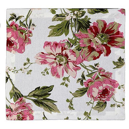 JG DE 2 GUARDANAPOS BOUQUET EM ALGODAO L40XP40CM