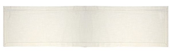 TRILHO DE MESA AJOUR EM ALGODAO L160XP35CM COR OFF WHITE