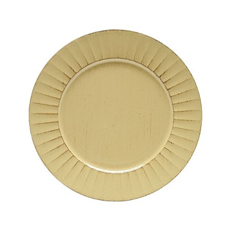 CJ 6 SOUSPLATS DE PLÁSTICO CAIRO BEGE 33cm