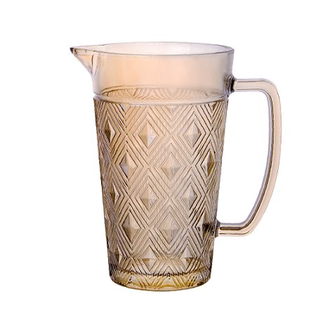 JARRA VIDRO SQUARE ÂMBAR 1l