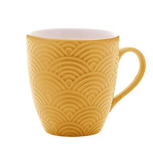 CANECA DE CERÂMICA IPANEMA AMARELO AÇAFRÃO 295ml