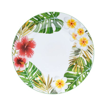 PRATO RASO DE PORCELANA SUPER WHITE 27cm