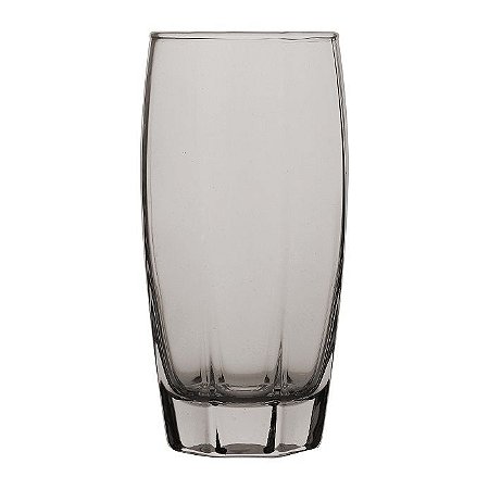 JG DE 6 COPOS ALTOS DUNCAN EM VIDRO 400ML A14CM COR FUME