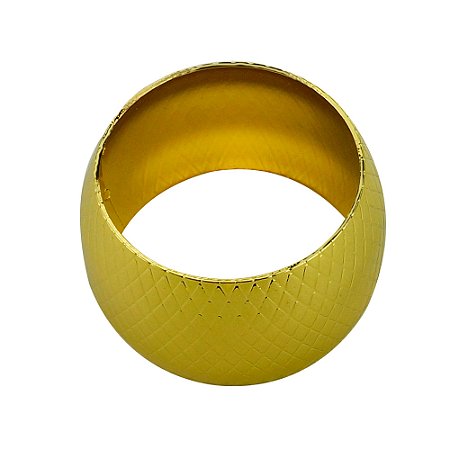 CJ 4 ANÉIS P/GUARDANAPOS METAL DOURADO 5x3cm